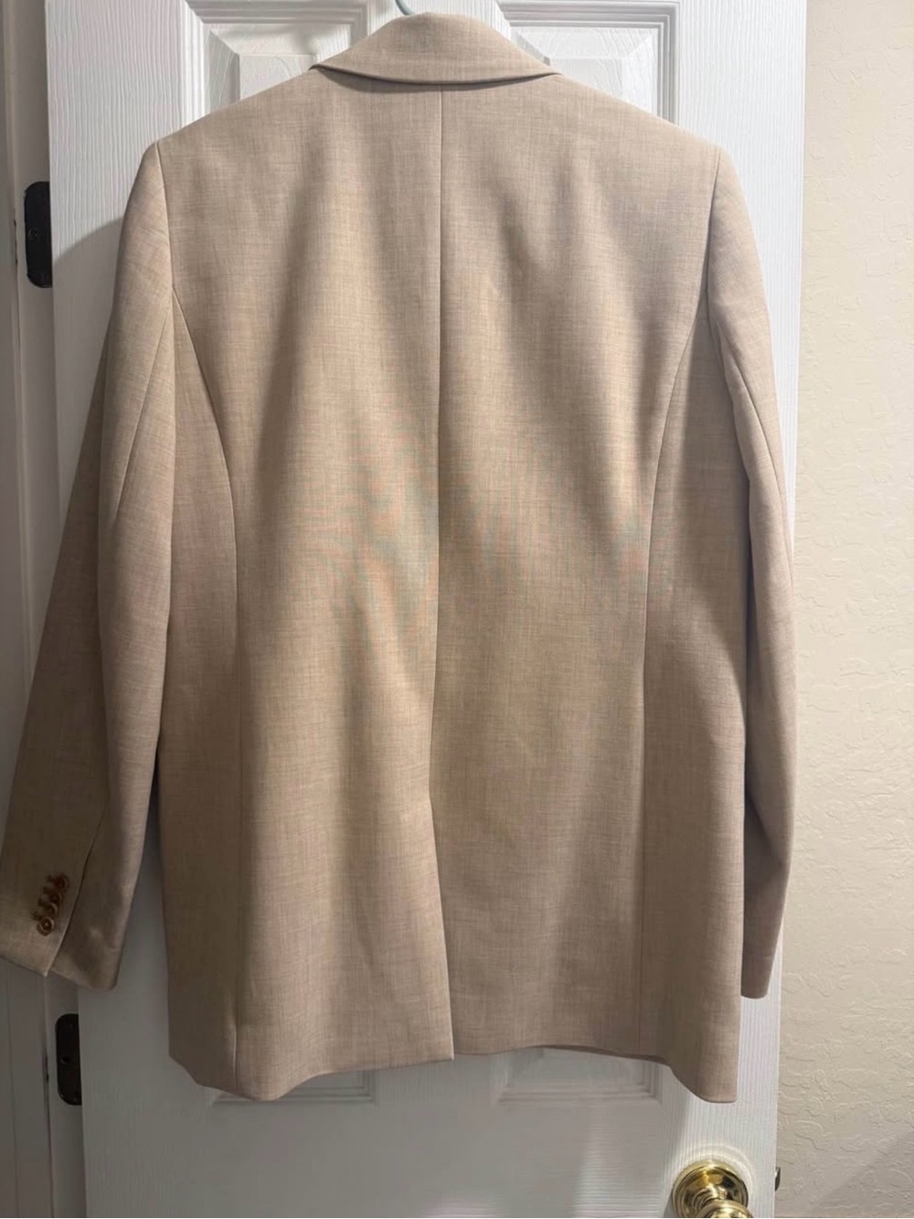 Aritzia Wilfred Beige Single-Button Tailored Blazer size small - Picture 2 of 2